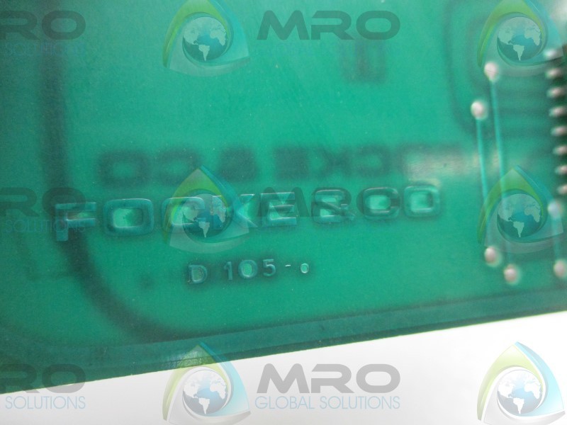 FOCKE D105-0 CONTROL BOARD MODULE UNMP