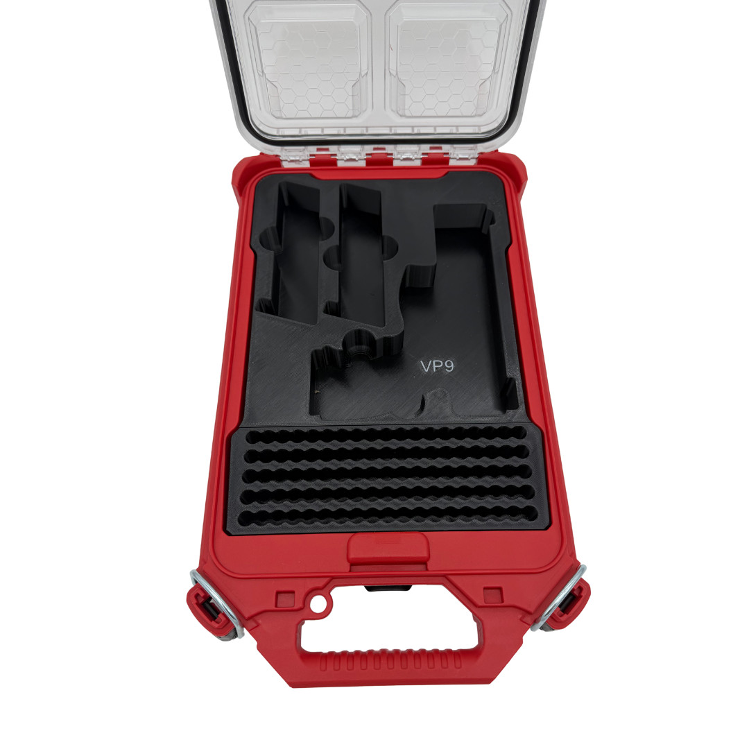 HK VP9 Insert for Milwaukee Packout – Holds 2 Mags + 95 Rounds