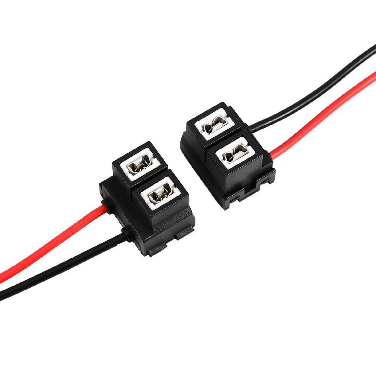 Wire Pigtail Female Ceramic A H7 Two Harness Head Light Low Beam Socket Plug Fit