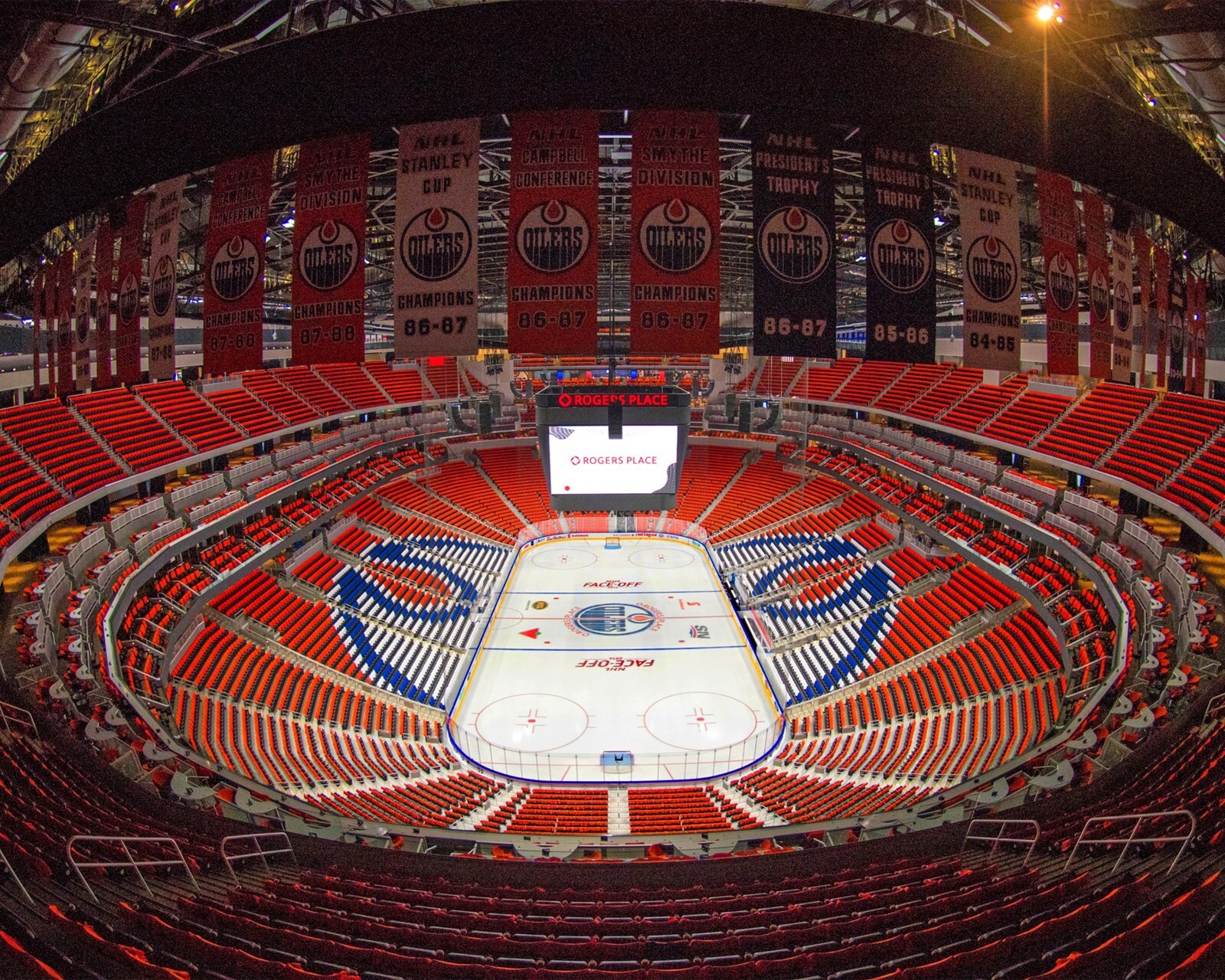 Edmonton Oilers Stadium Rogers Place 8x10 NHL Hockey Arena Photo