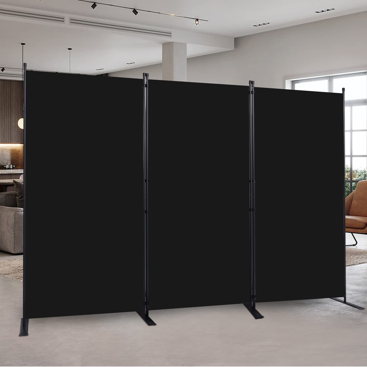 Room Divider 3 Panel-102''Wide,6FT Room Dividers and Folding Privacy Screen |...