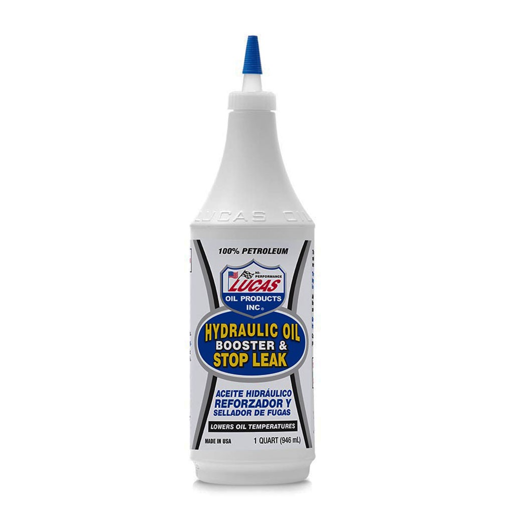 Lucas Oil 10019 Hydraulic Oil Booster and Stop Leak - 1 Quart, White, 32 Ounces
