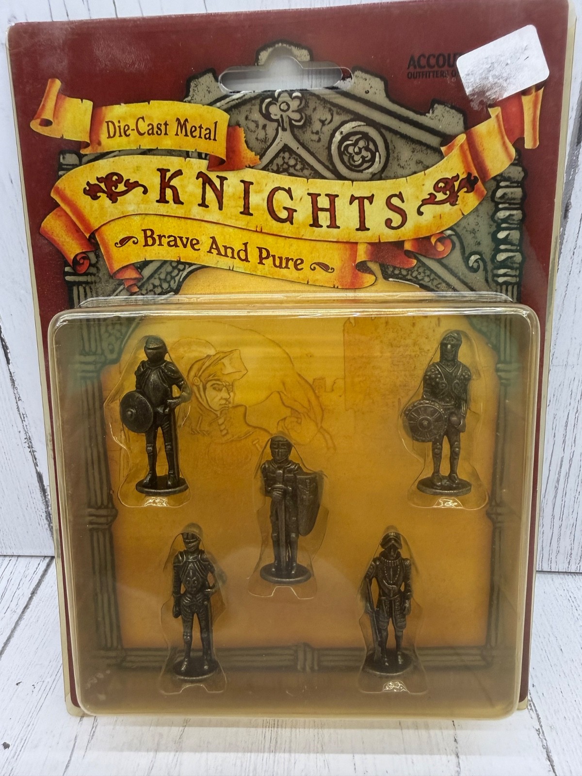 Die-Cast Metal Knights "Brave and Pure" in Package Set of 5 Miniatures 2"