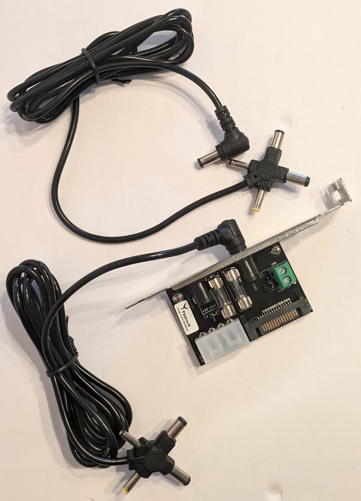 SATA to DC Full Height Board DC Power Module for Monitor, Printer, Network,Audio