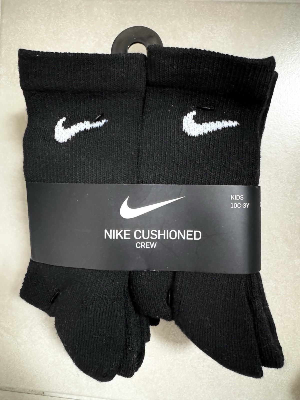 Nike Kids Dri-Fit Performance Crew Cushioned Training Socks Size XS 5-7 6 Pack