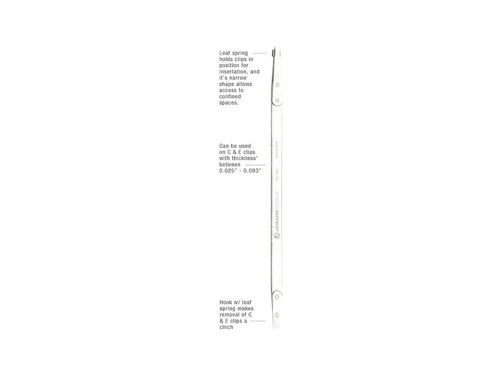Jonard Tools CS-1022 - E & C Clip Setter