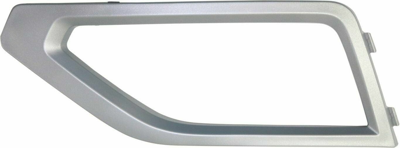 for 2018 2019 Volkswagen Atlas Left LH Fog Lamp Bezel W/ Fog Lamps Satin/Silver