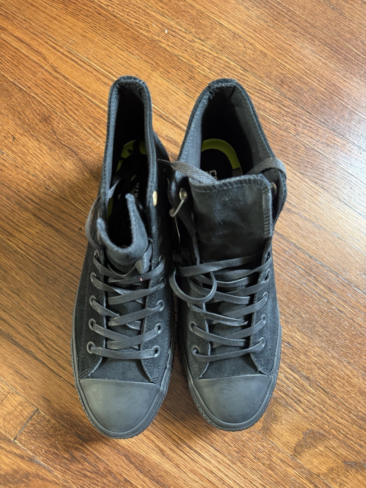 Cons CTAS Hi - Chuck Taylor All Star - LUNARLON - Triple Black - Size 9.5 - sk8
