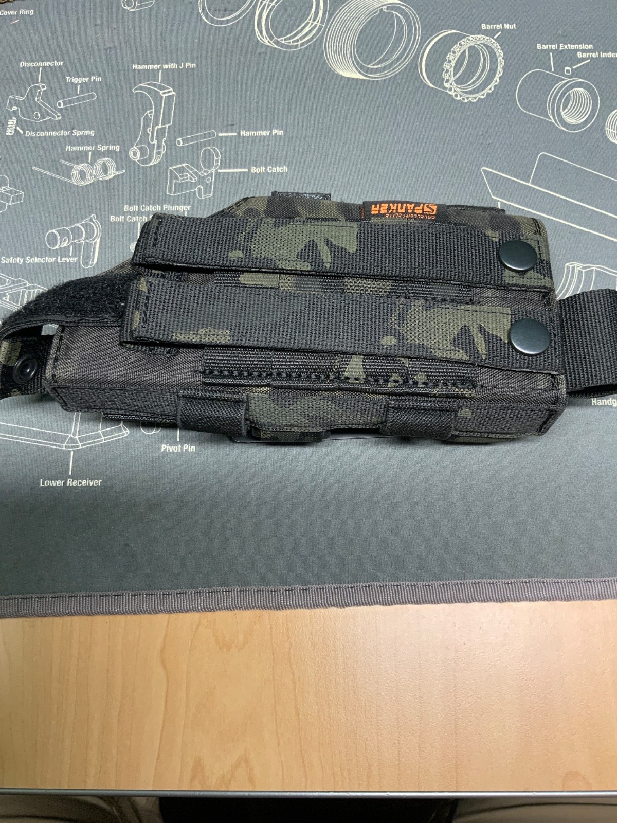 Excellent elite Spangler universal holster EL126 MCB