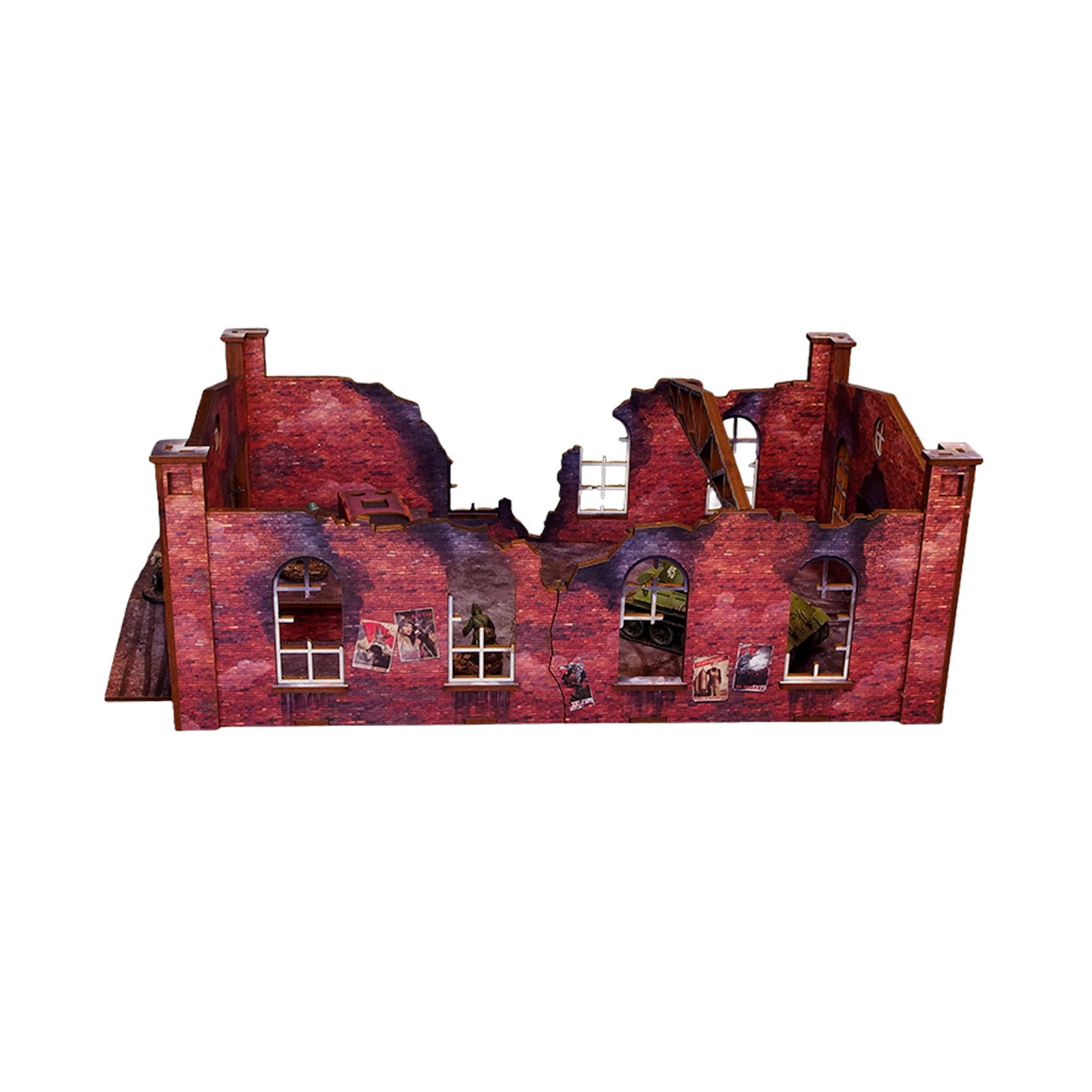 Micro Art Studio WW2 Ostfront Stalingrad: Factory Front Prepainted H00252