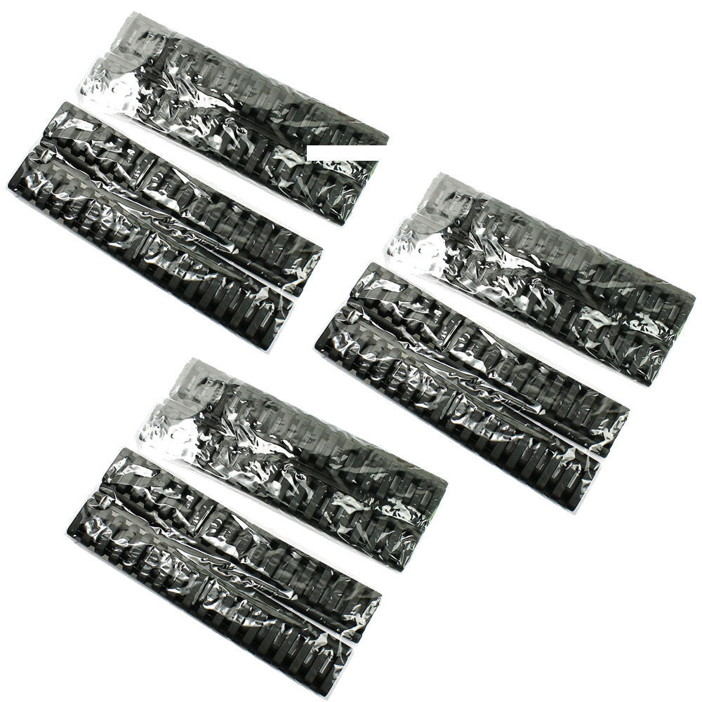 Heat Resistant Rifle Ladder Rail Cover Weaver Picatinny 24 PCS Black/Tan/ODGreen