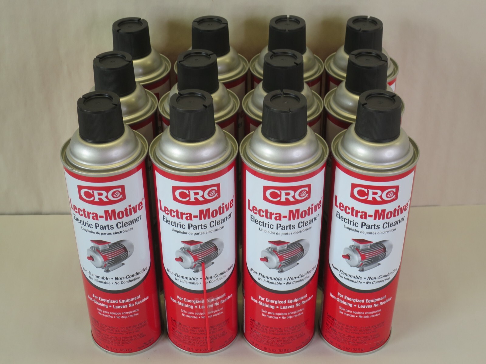 CRC 05018 Lectra-Motive Electric Parts Cleaner 19oz Can Case of 12