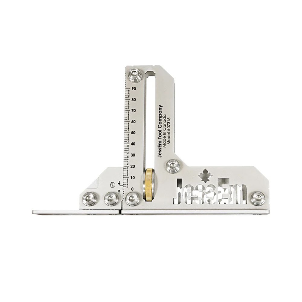 JessEm 07315 14 Gauge Stainless Steel Tool Setting Gauge - Metric - Large
