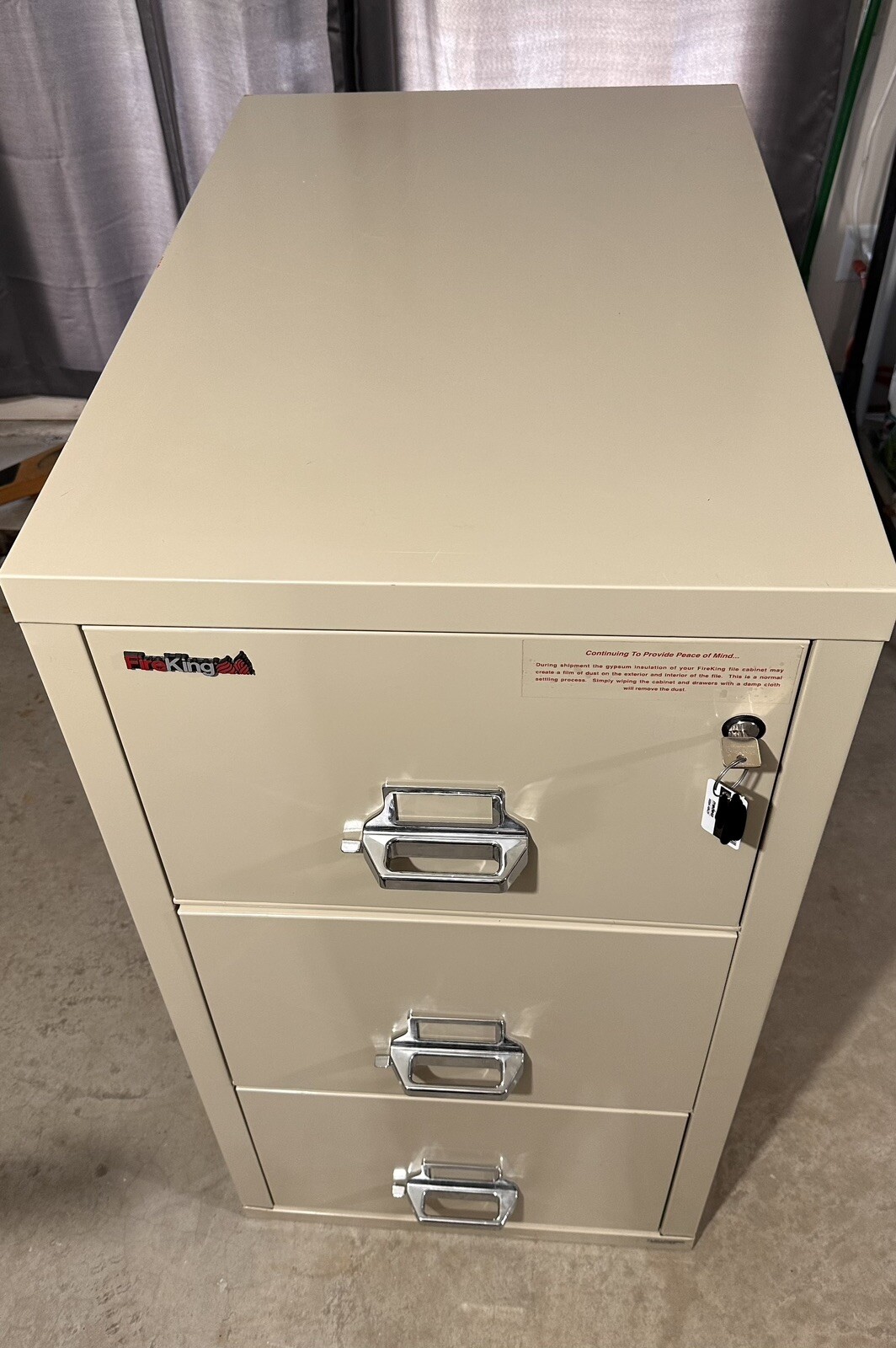 3 Drawer Fireking File Cabinet