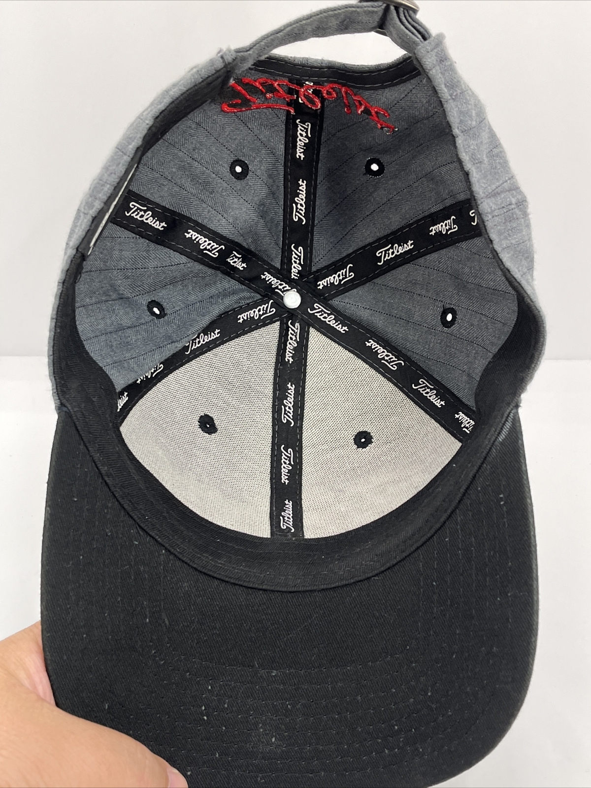 Titleist Featherweight Golf Hat / Cap - Gray Strap-Back