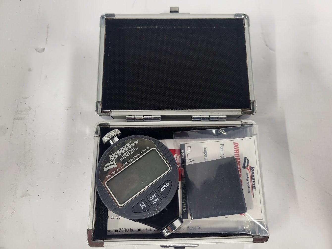 Longacre 50547 Digital Durometer with Silver Case