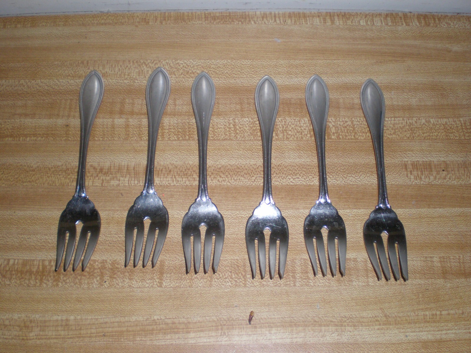 Set of 6 Oneida ARBOR AMERICAN HARMONY Stainless Salad Forks 6 7/8"