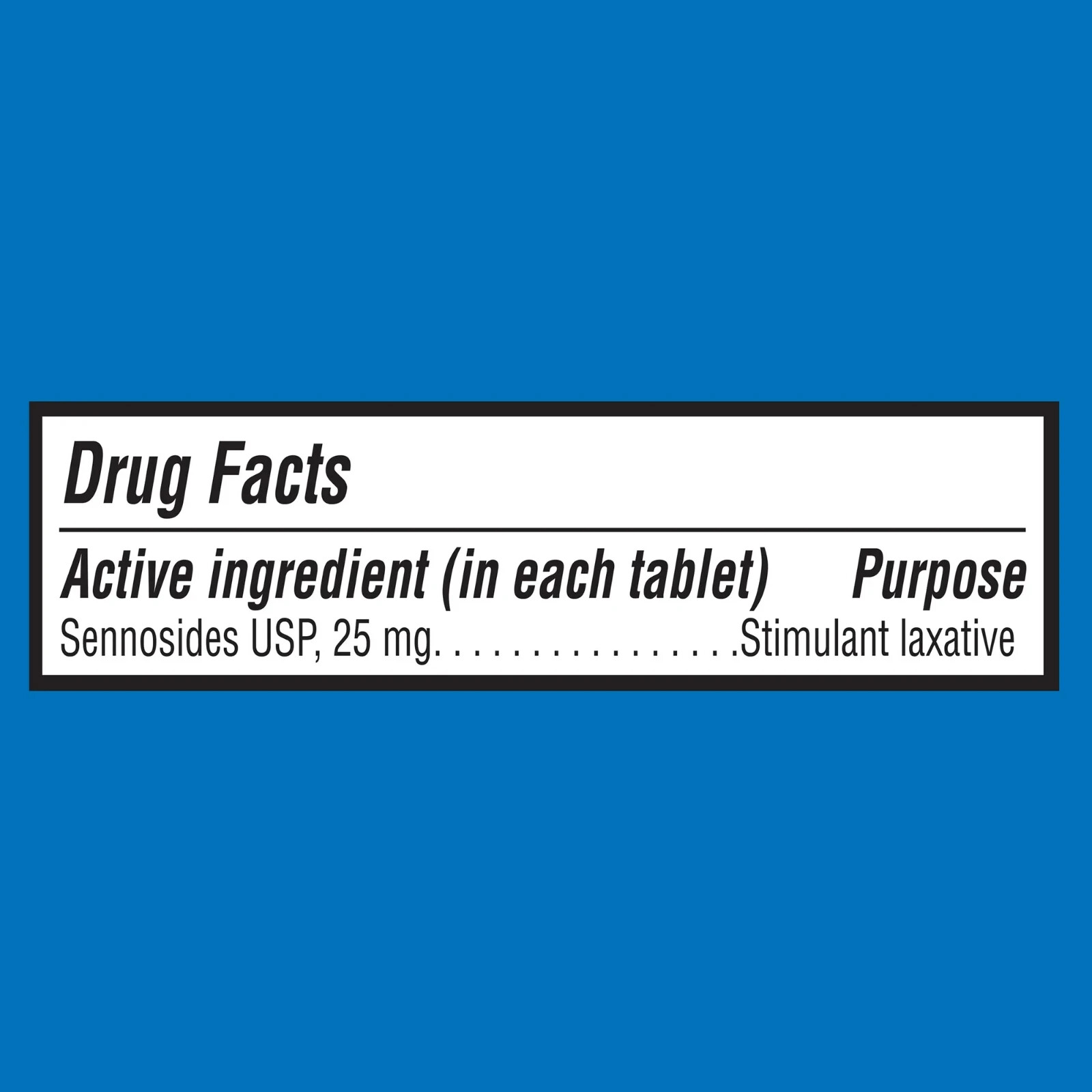 Equate Maximum Strength Sennosides USP Laxative Tablets 25 mg 90 Count, 1 Pack