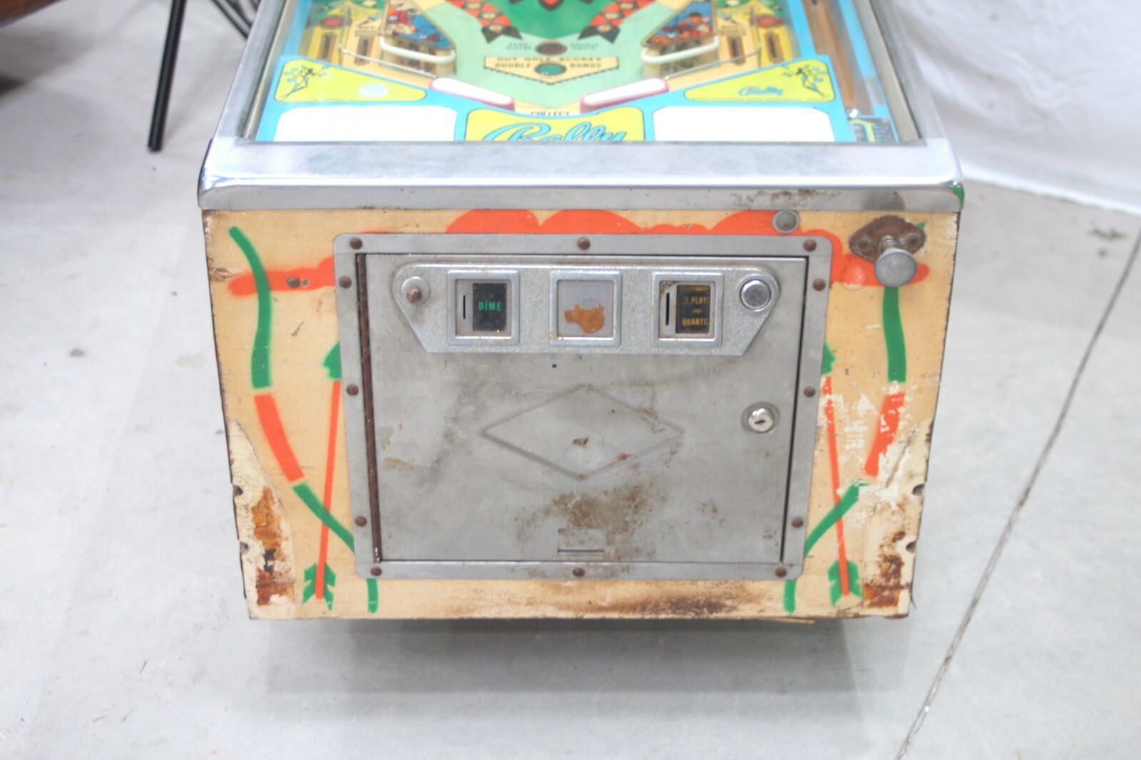 Bow and Arrow Pinball Machine (Bally, 1974)