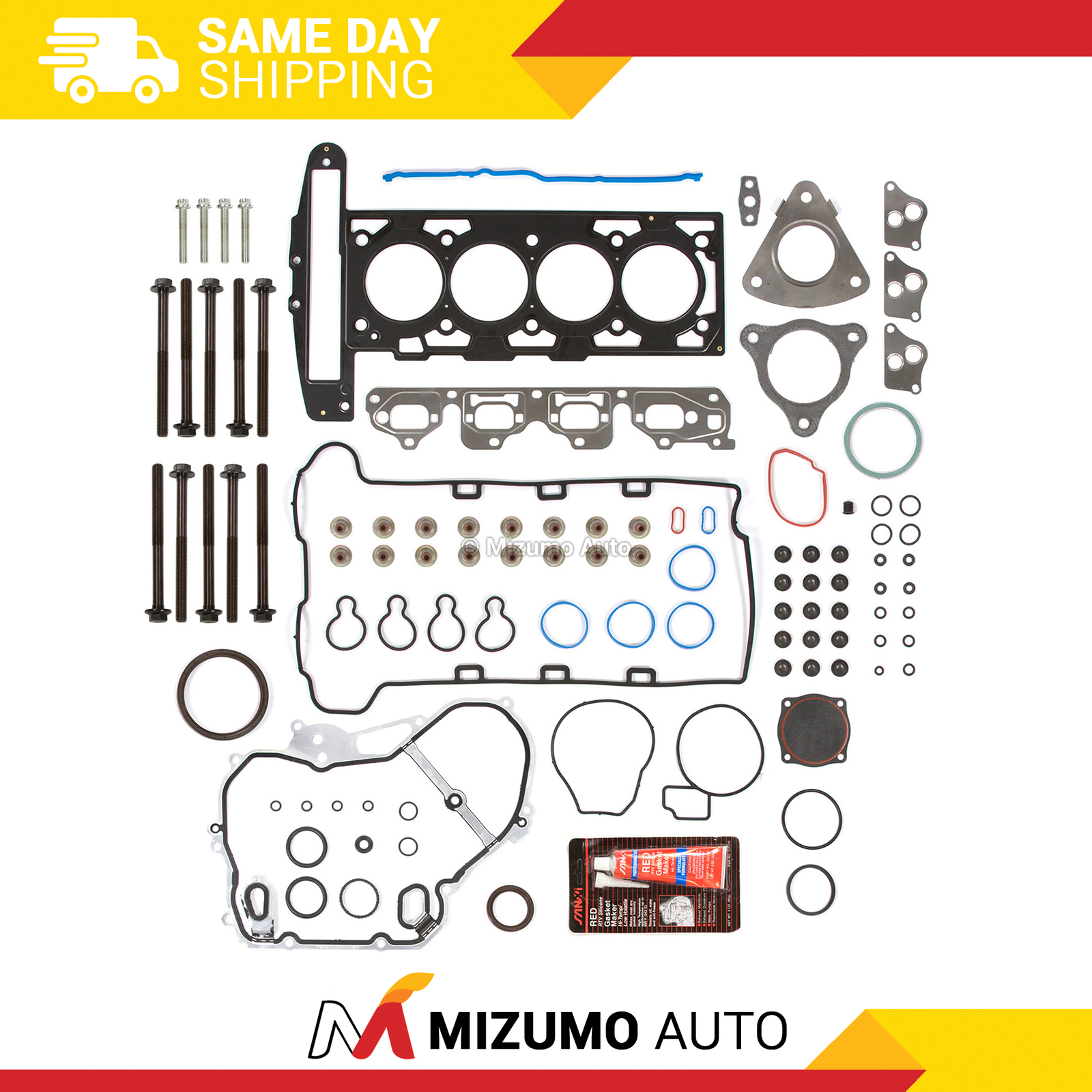 Full Gasket Set Head Bolts Fit 02-06 Chevrolet Oldsmobile Pontiac Saturn 2.2 F D