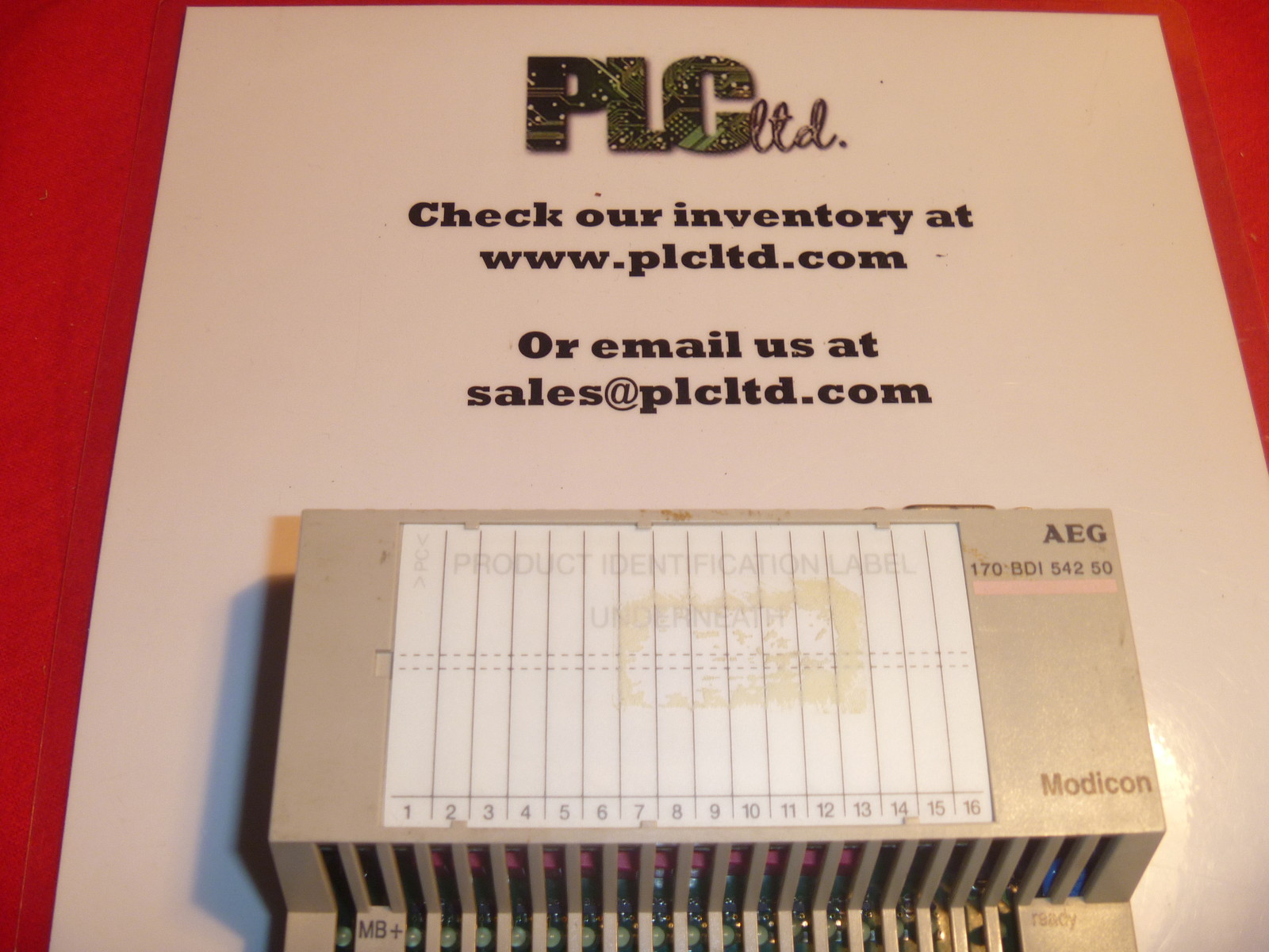 170BDI54250 Used Tested Modicon Momentum 170-BDI-542-50