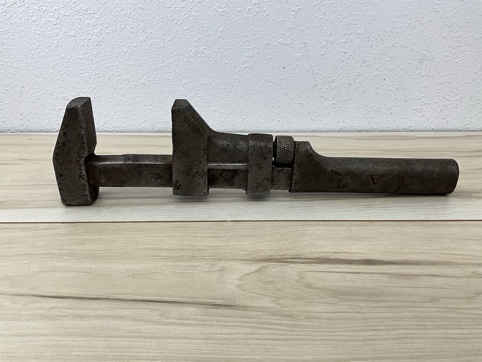 Vintage Billings Coes 12” Pipe Wrench USA Adjustable Heavy Duty Tool