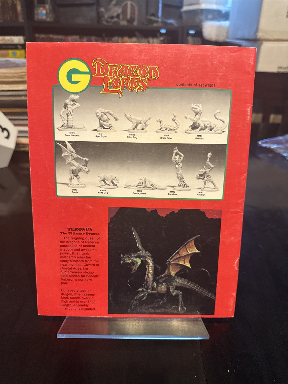 Grenadier Dragon Lords Monster Manuscript 1986