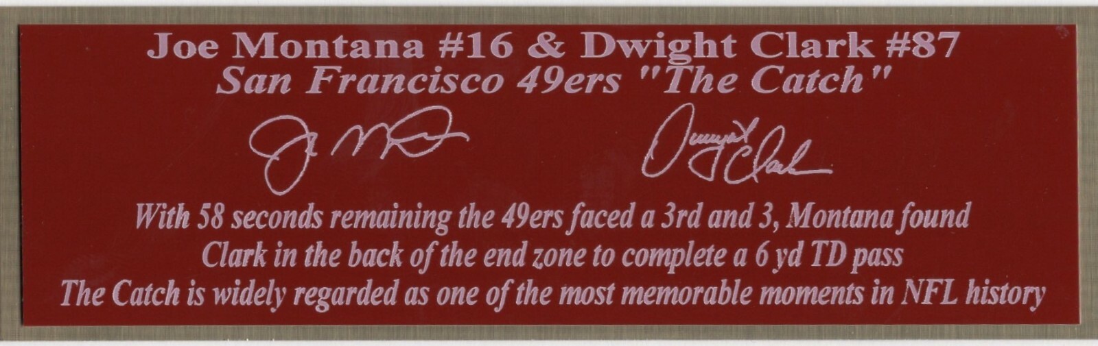 Fernando Mendoza Autograph Nameplate Indiana Hoosiers National Champion Heisman