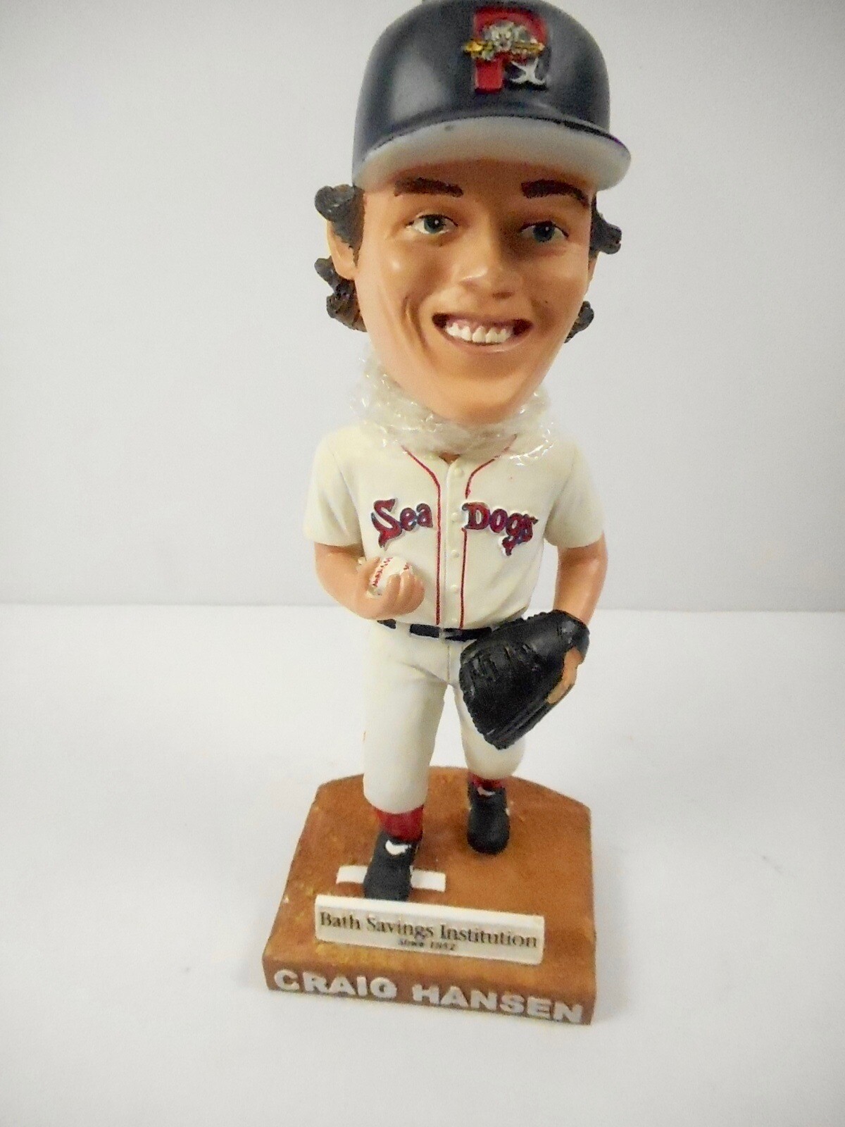 CRAIG HANSEN PORTLAND SEA DOGS RED SOX BOBBLEHEAD NEW