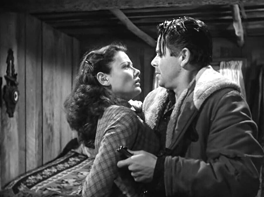 Gene Tierney Glenn Ford SECRET OF CONVICT LAKE Rare! Mint Print dvd -r US seller
