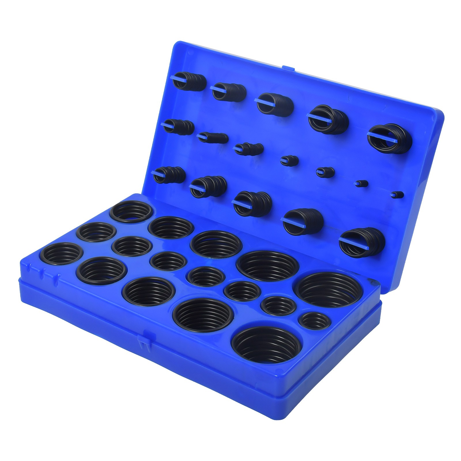 826 PCS Universal O Ring Assortment Set Metric Oil Proof Kit 64 Size O-Ring Case