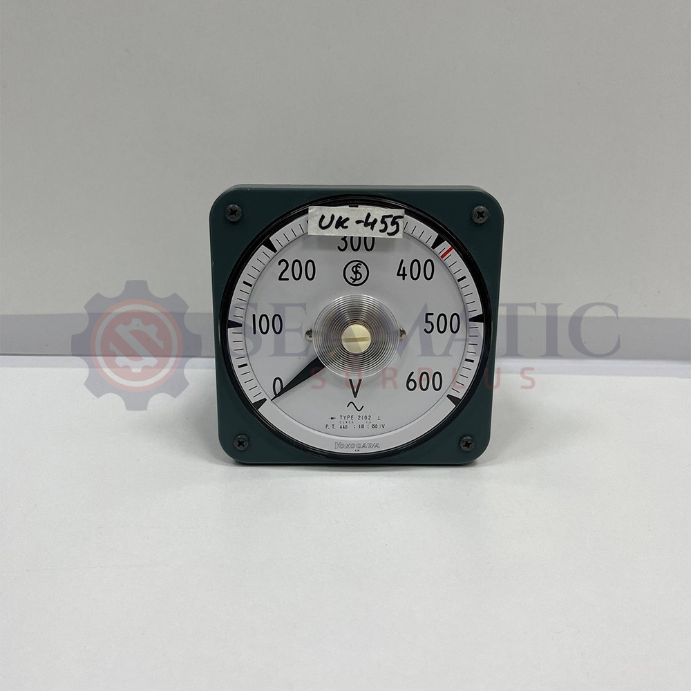YOKOGAWA AC VOLT METER TEST 2600V  TYPE 2102 PT440 110 (150V) , UK#455