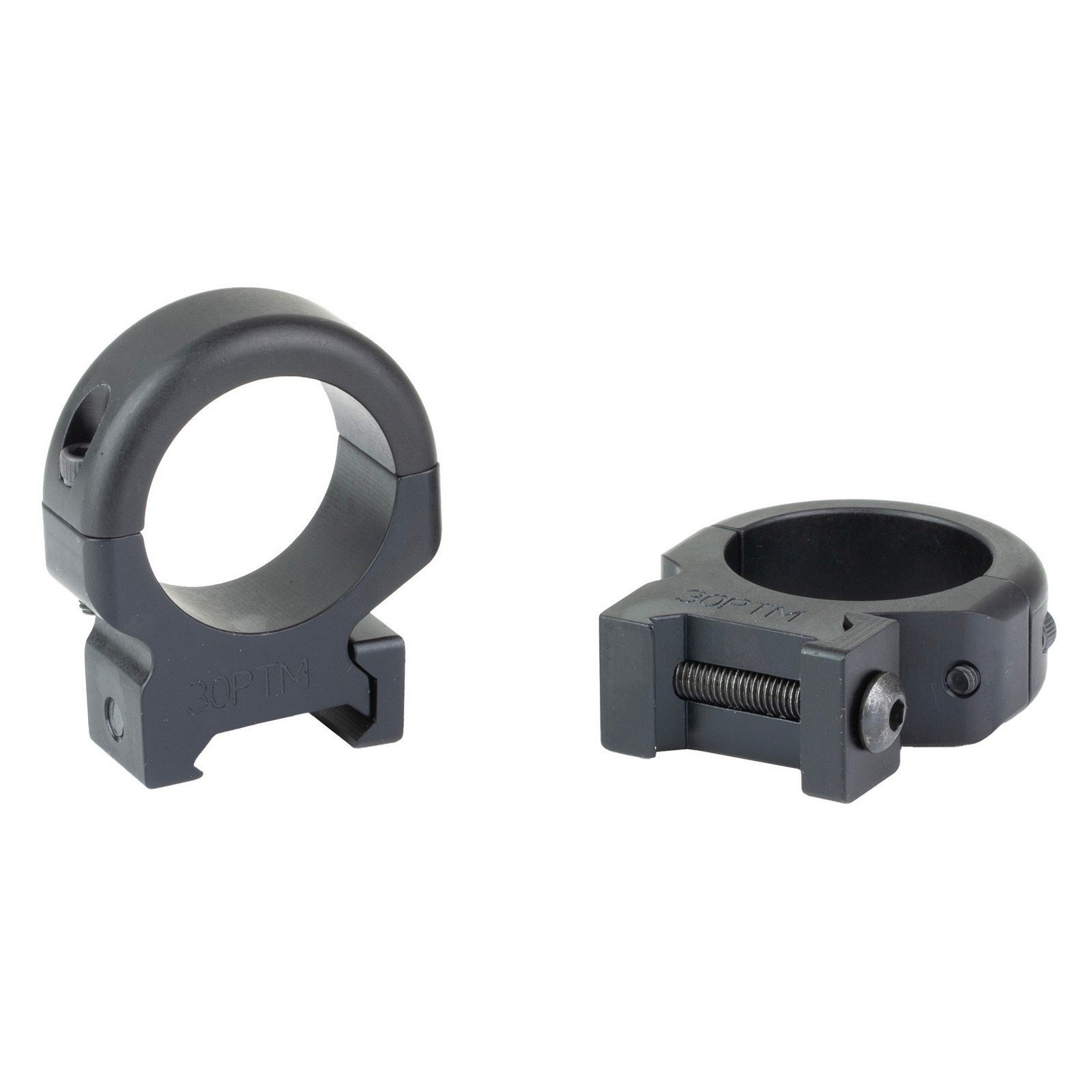 DNZ Freedom Reaper 30mm Picatinny Ring Medium Height Black - 30PTM