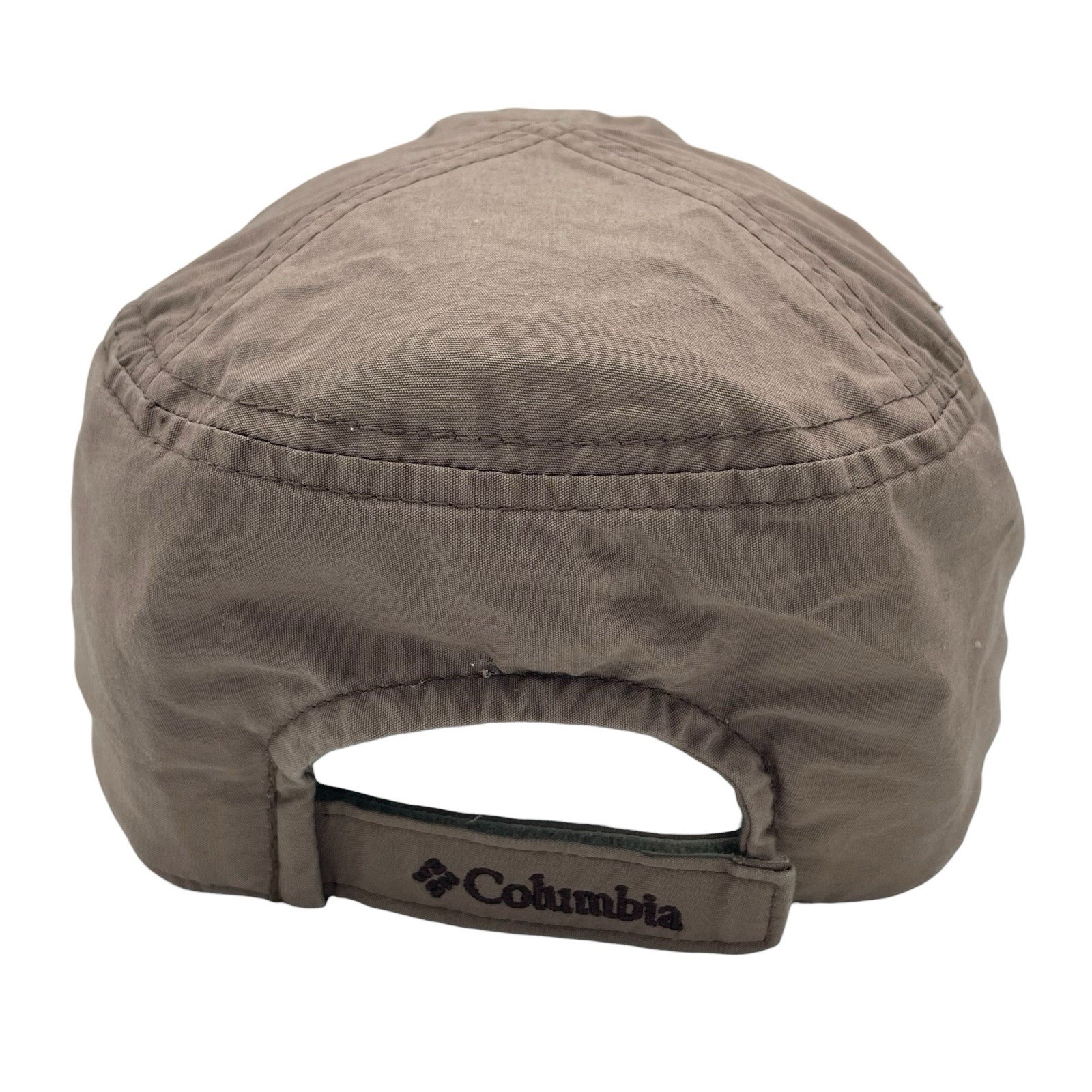 Columbia Hat Women’s Brown Army Cadet Cap Floral Flower