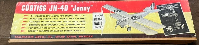 Curtiss JN-40 "Jenny" Control line model