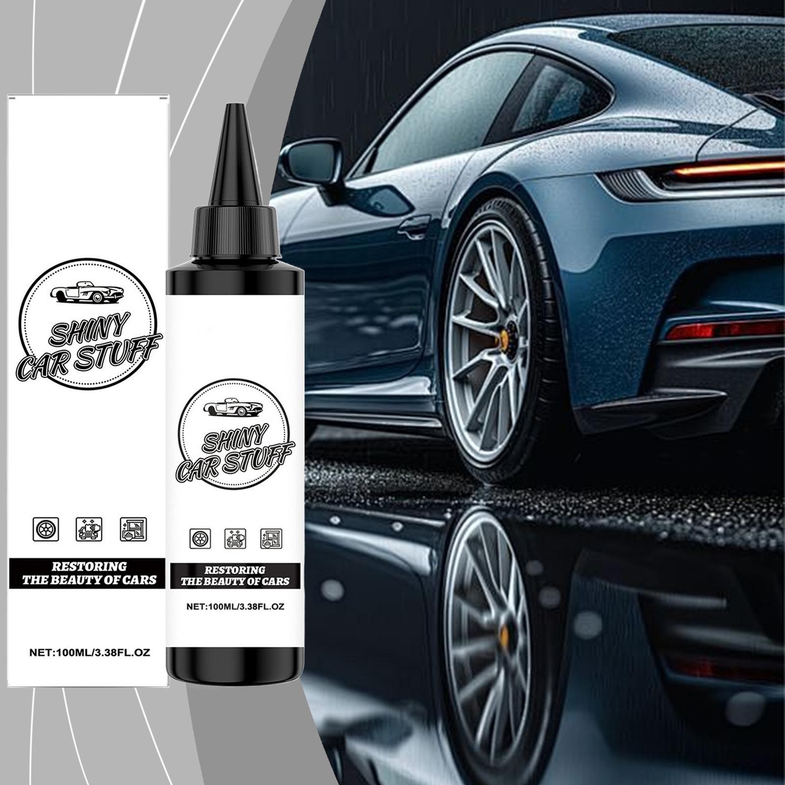 2 Pack Car Coating Agent UV Resistant Waterproof Long Lasting Paint Protection