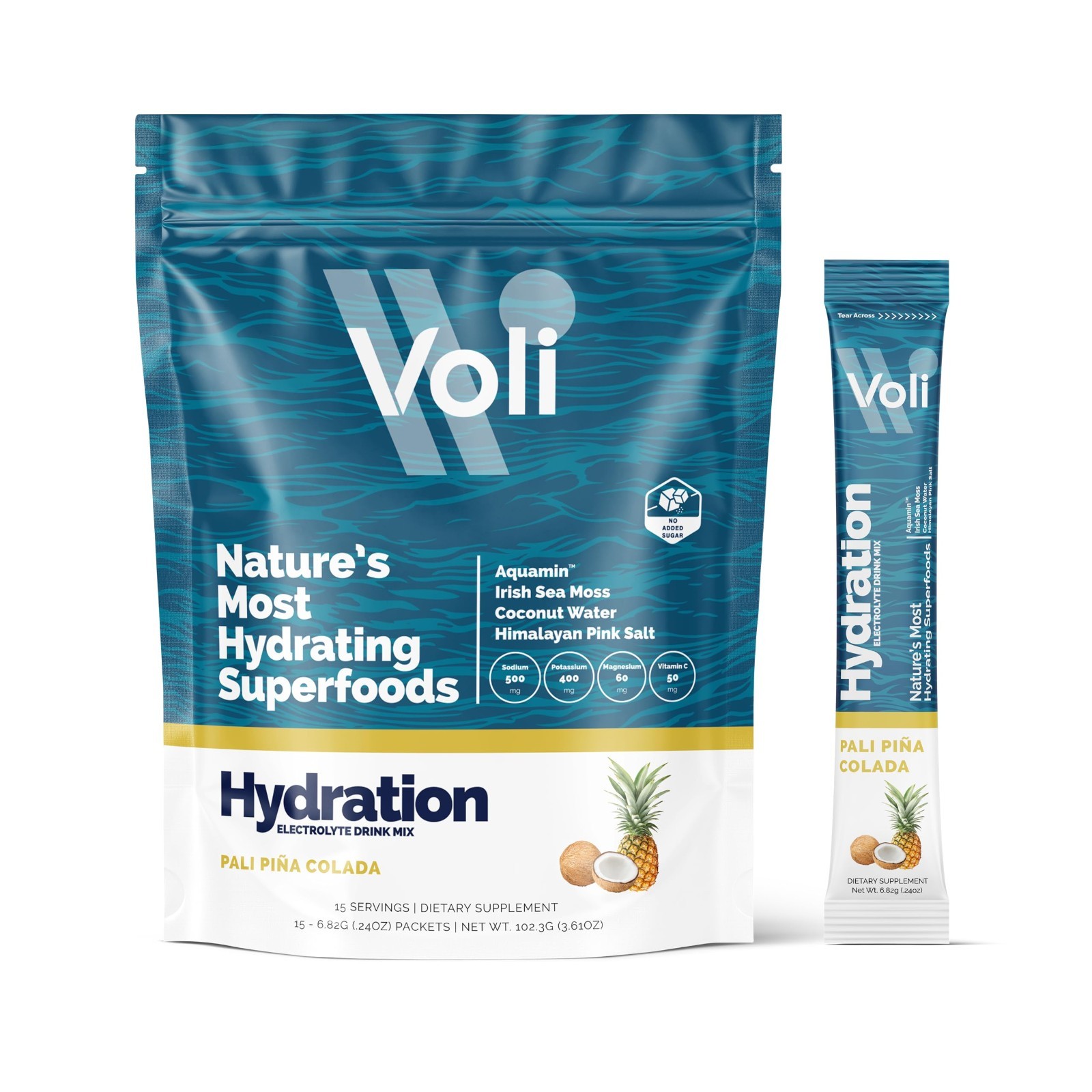 Electrolyte Drink Mix Packets | Sugar-Free Hydration, Keto & Fasting Friendly |