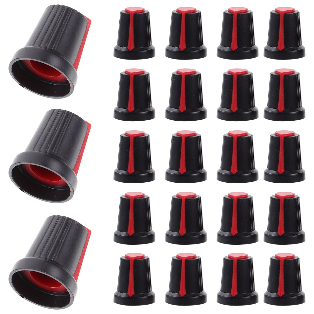 50 Pcs Volume Tune Knob Cover Potentiometer Control Knobs Guitar