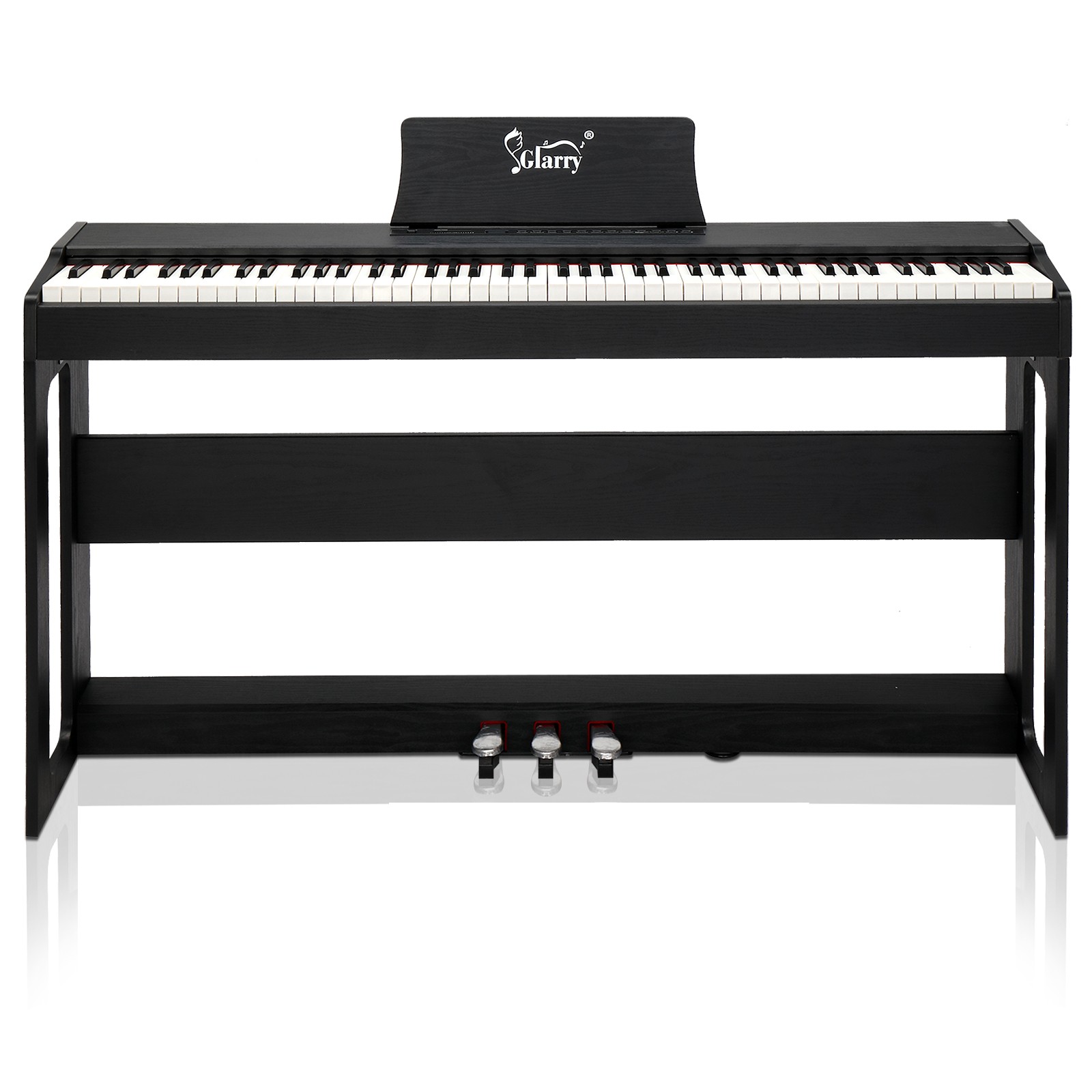 Glarry Electric Digital Piano 88 Keys Full Weighted Hammer Keyboards,3 Pedals