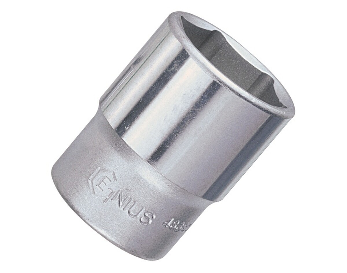 Genius Tools 1/2" Dr. 16mm Hand Socket - 423816
