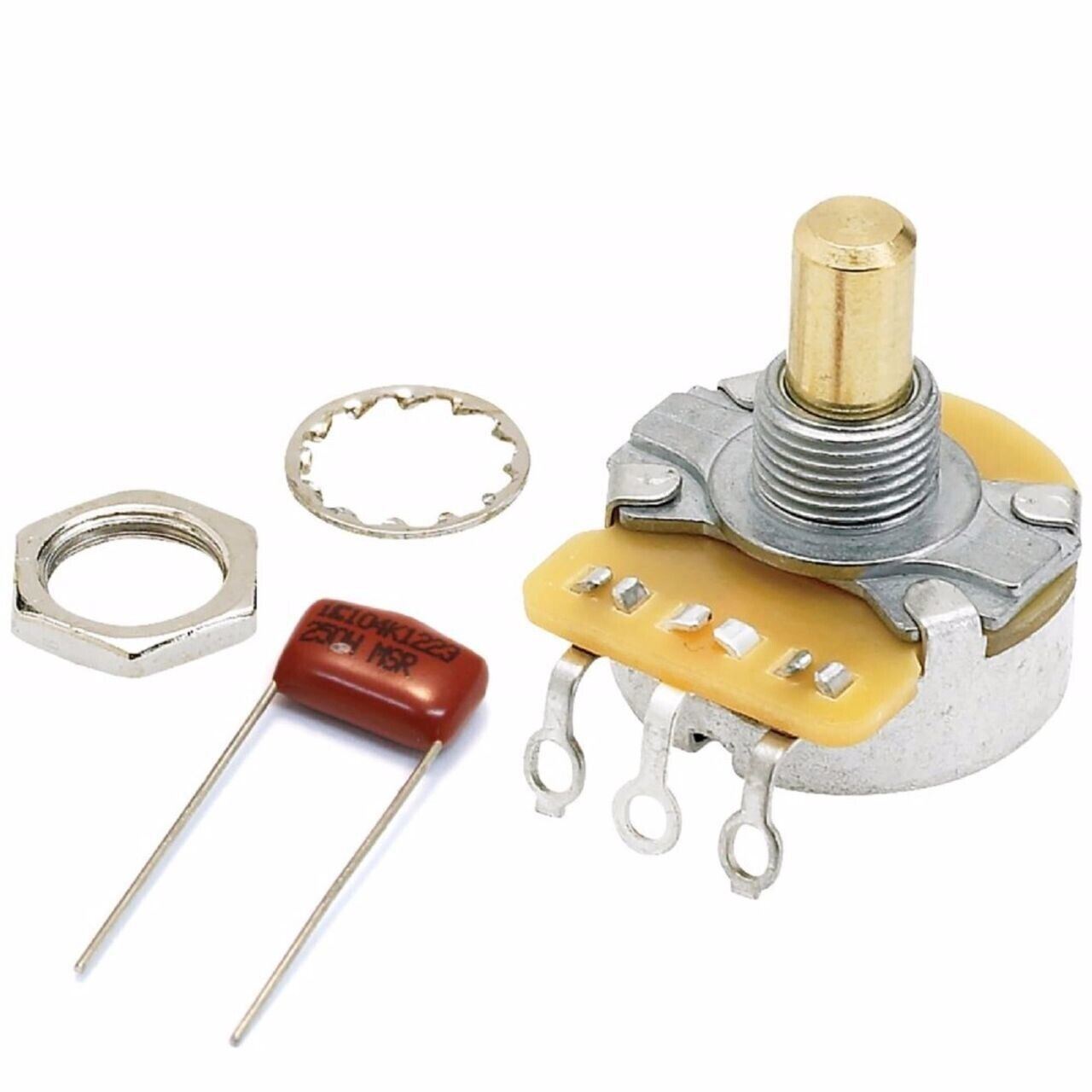 Fender Pure Vintage 250K Solid Shaft Potentiometer for Volume and Tone Controls