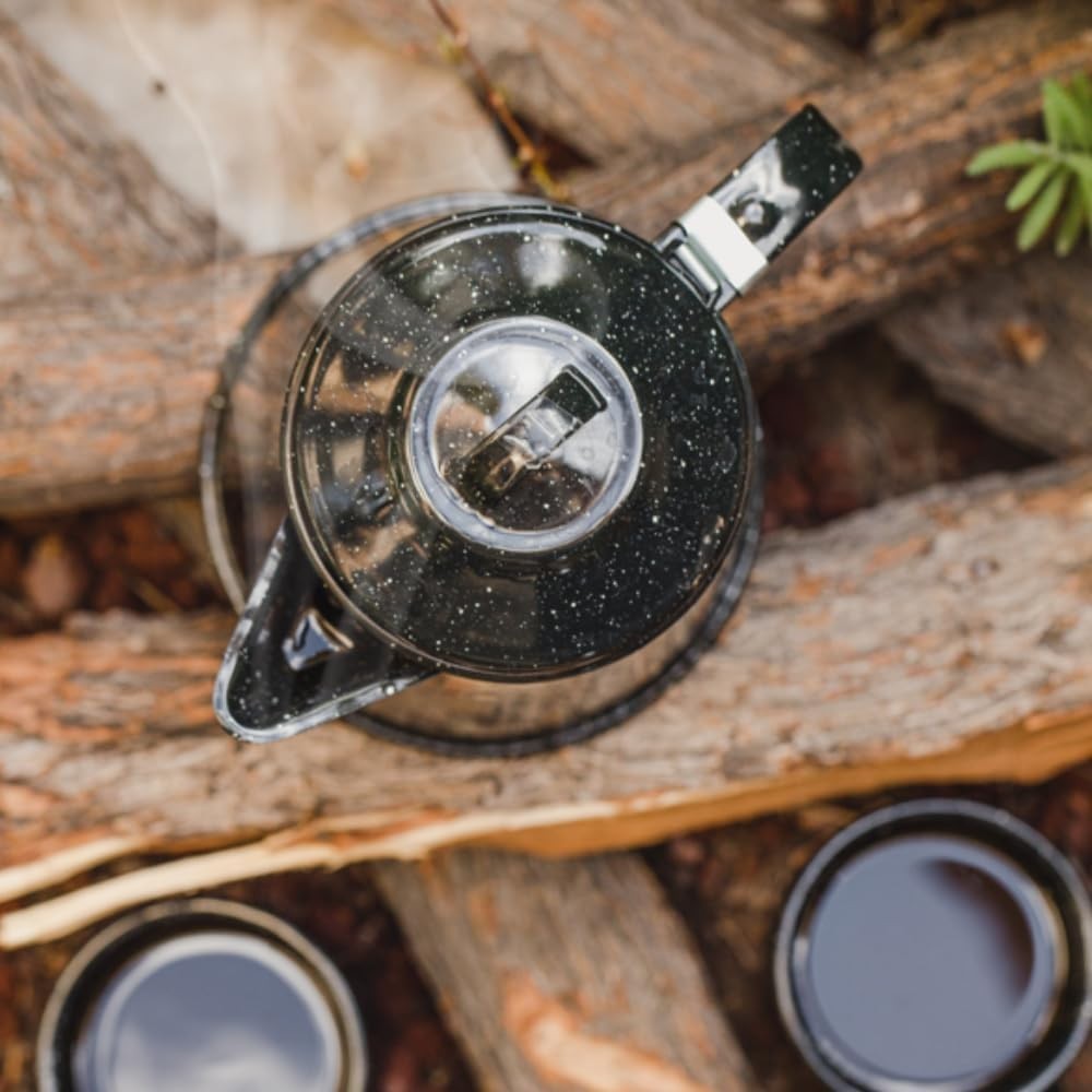 Coffee Boiler, 3 Qt - Speckled Black