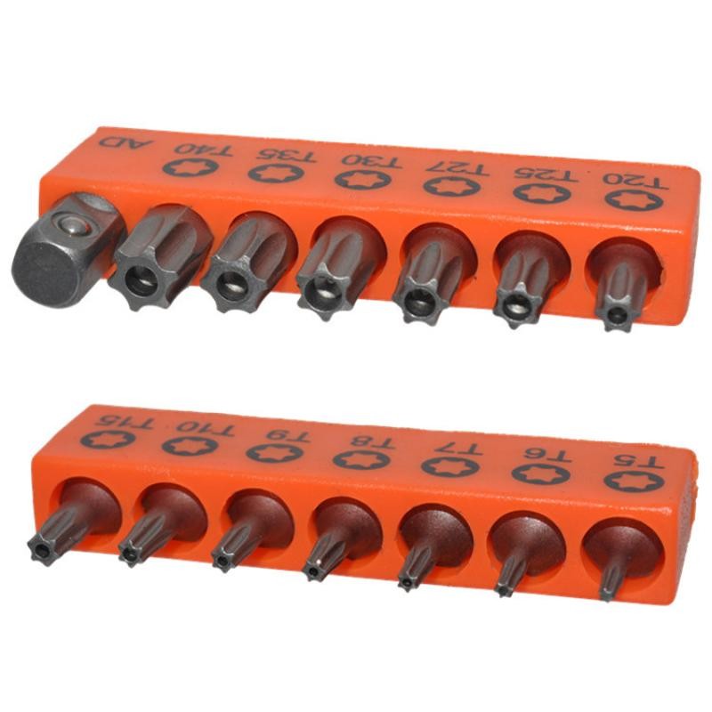 14 Piece Security Torx Bit Set Tri-Wing Hex Star Screwdriver Tamper-Proof Tools