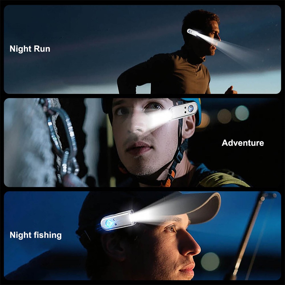 USB Rechargeable LED Headlamp Headlight Flashlight for Camping, Hiking, Hunting