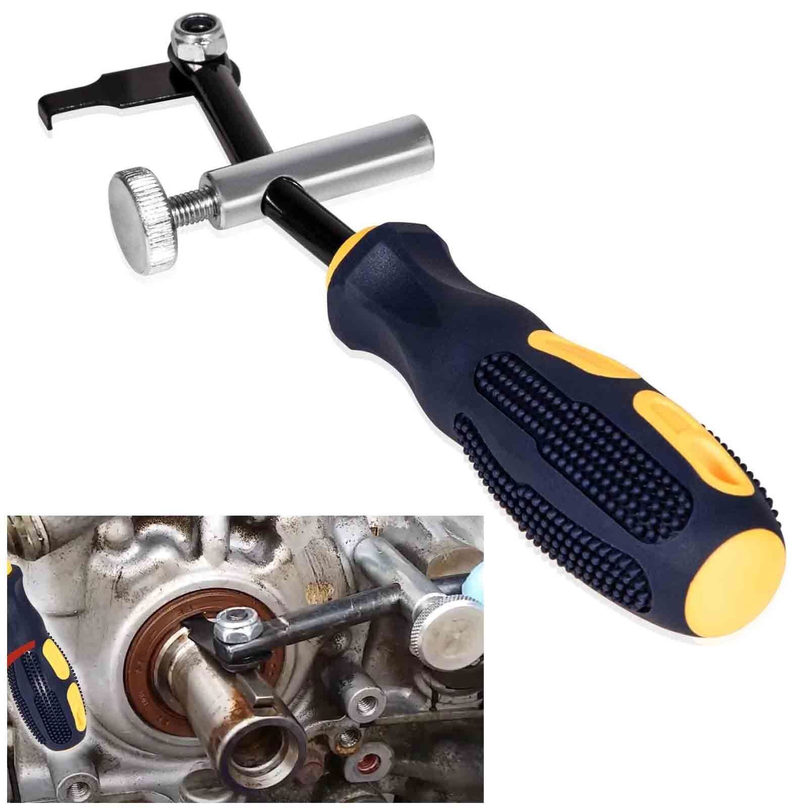 58430 Shaft Type Seal Puller W/ Spare Hook Crankshaft Camshaft Remover Auto Tool