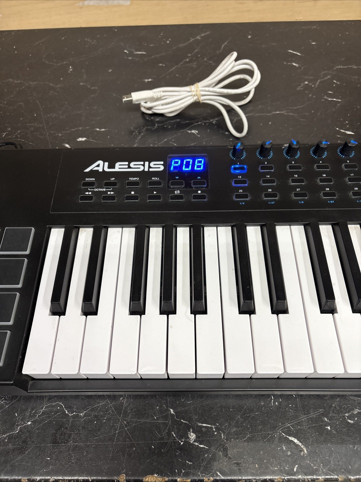 Alesis VI49 Advanced 49-Key USB/MIDI Keyboard Controller - No Power Adapter