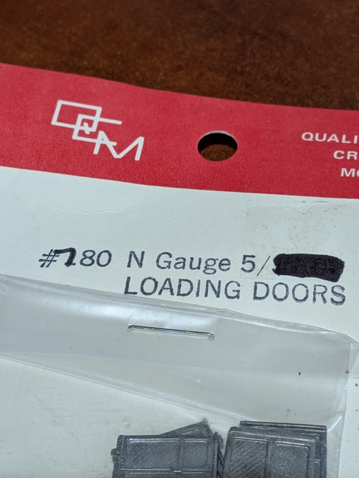 Quality Craft Models - N Scale - #780 - Loading Doors - NOS