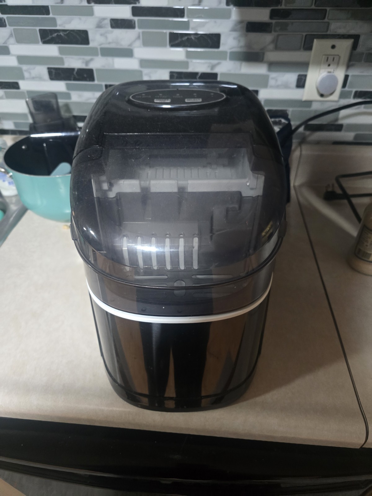Free Village Countertop Ice Maker HZB-12 Black | TESTED & WORKING | Fast Ice