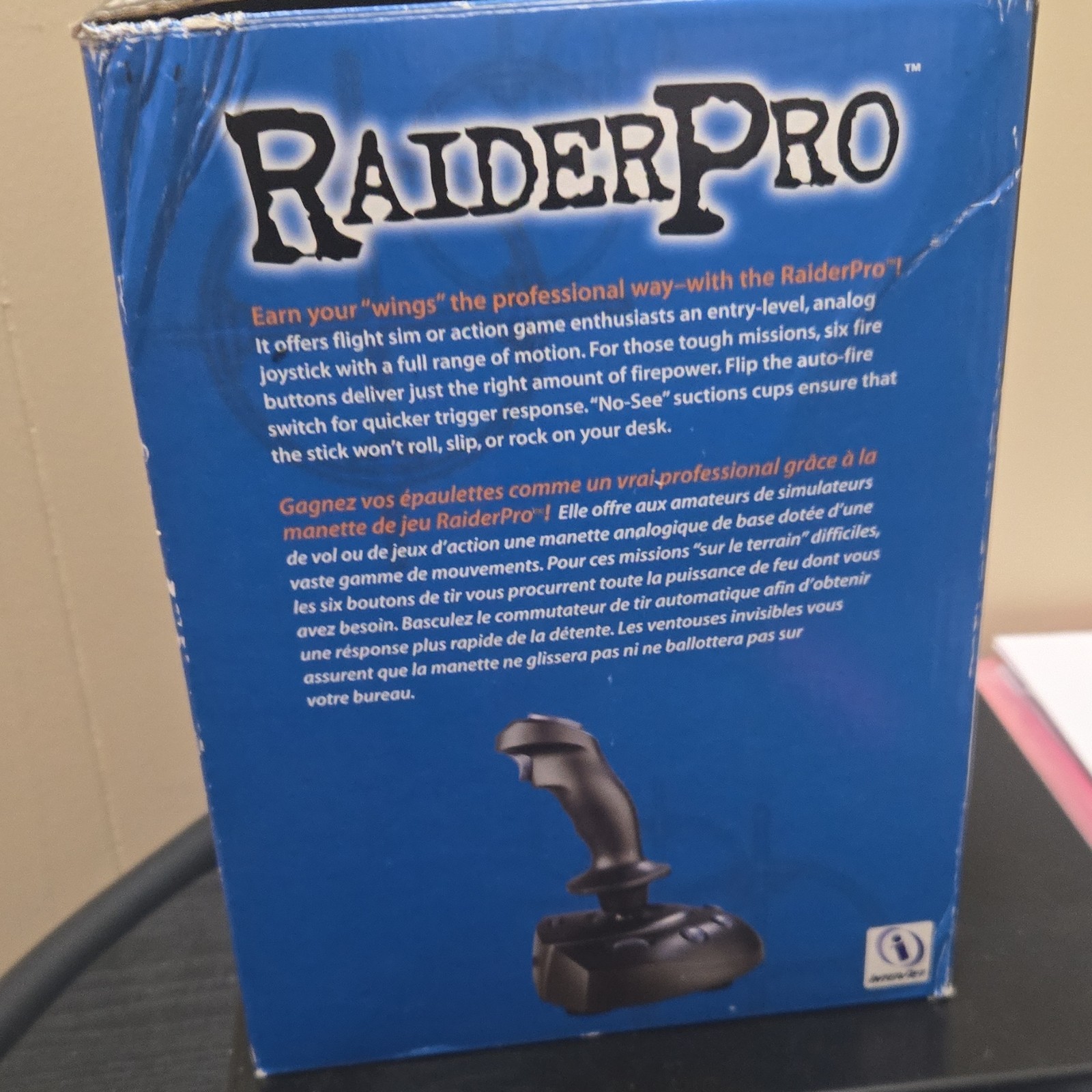 Interact RaiderPro P-210SM Wired Gameport Joystick Black PC Controller