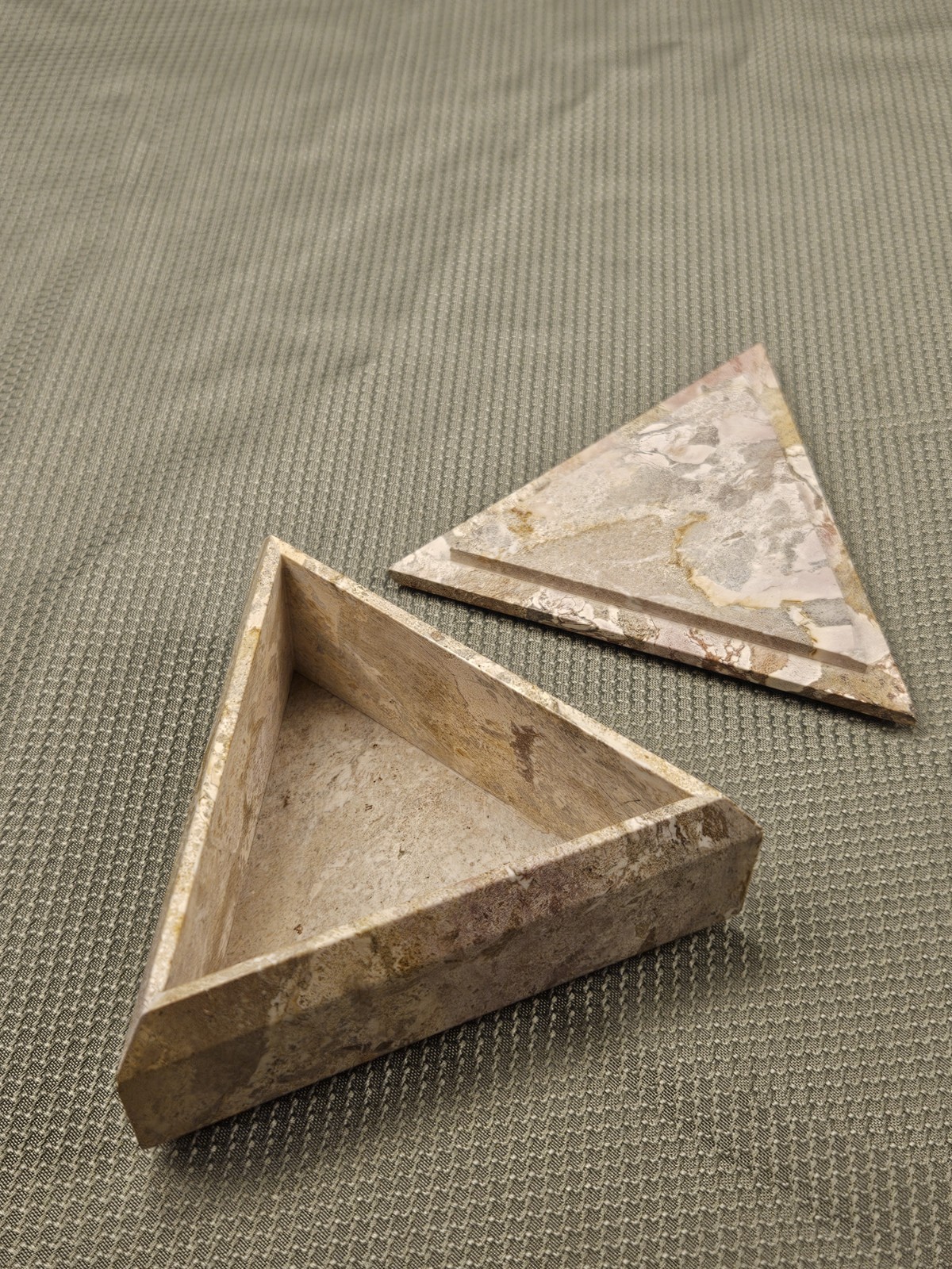 triangular stone Trinket Box